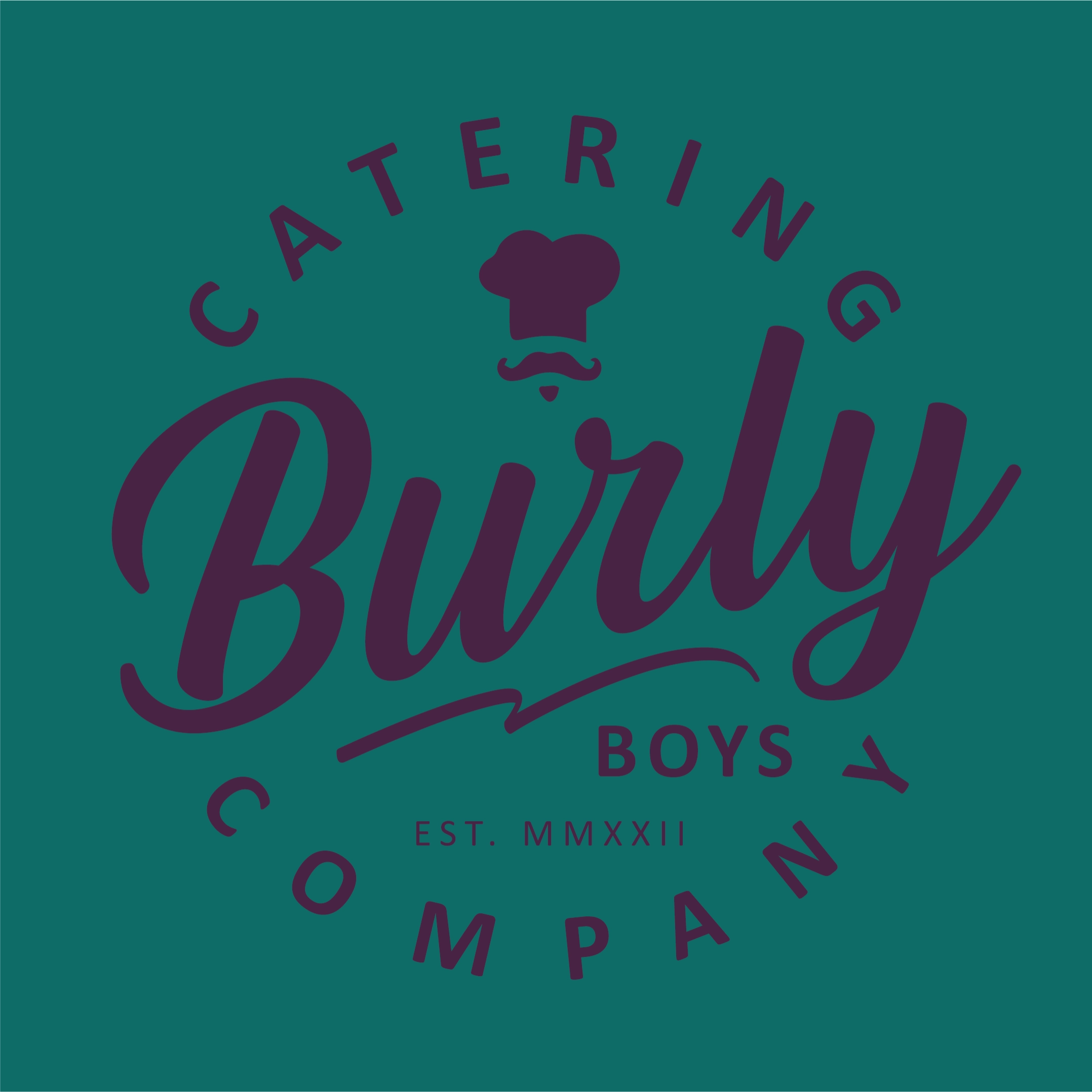 Burly Boys Catering Co. — brand identity