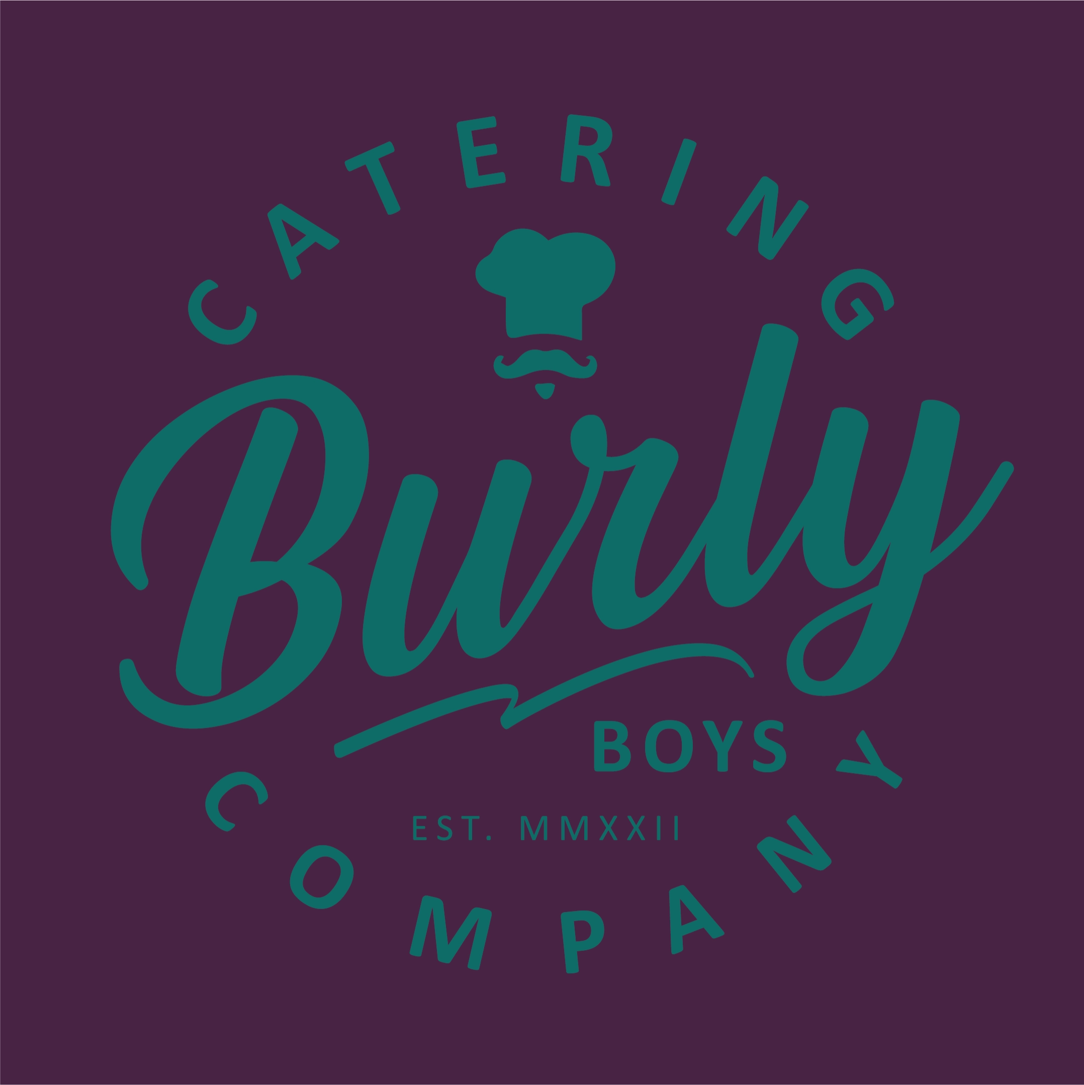 Burly Boys Catering Co. — brand identity